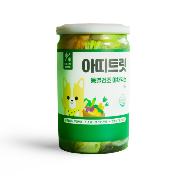 [아띠지기]-[아띠트릿]100% 동결건조 야채믹스 ( 40g )
