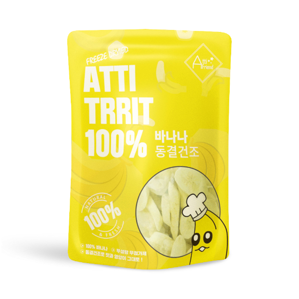 [아띠지기]-[아띠트릿]100% 동결건조 바나나 ( 40g )